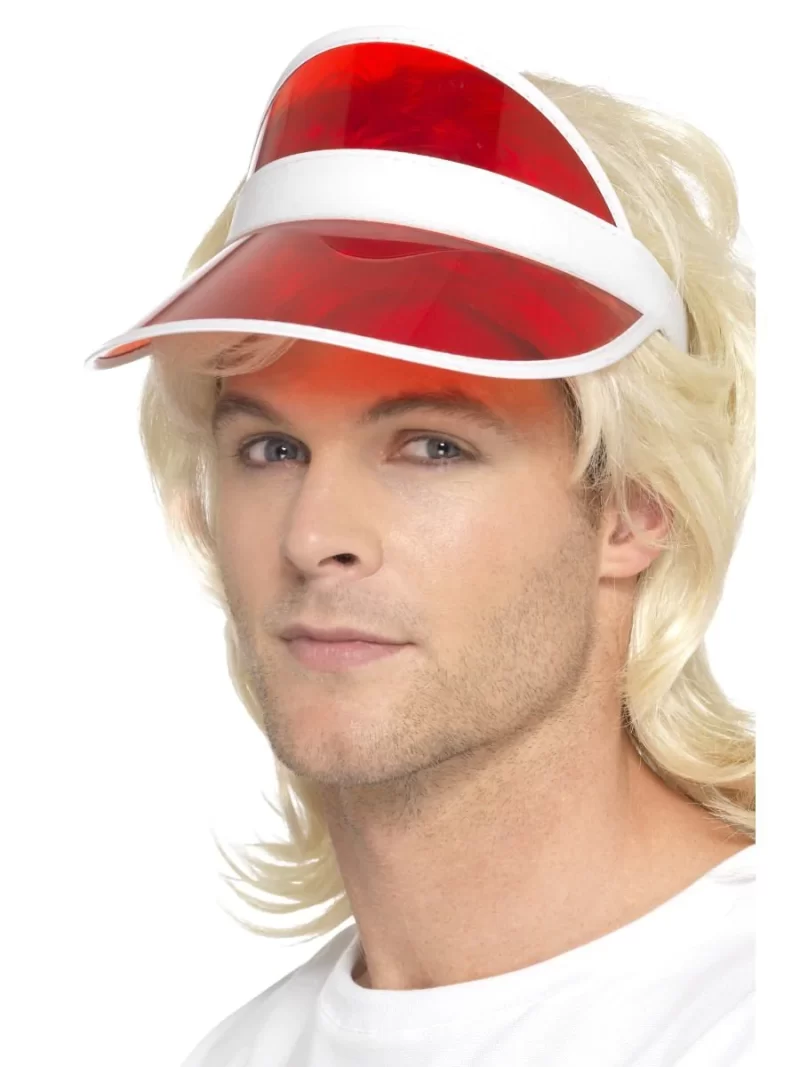 80's Sun Visor Red