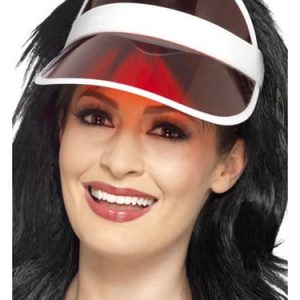 80's Sun Visor Red