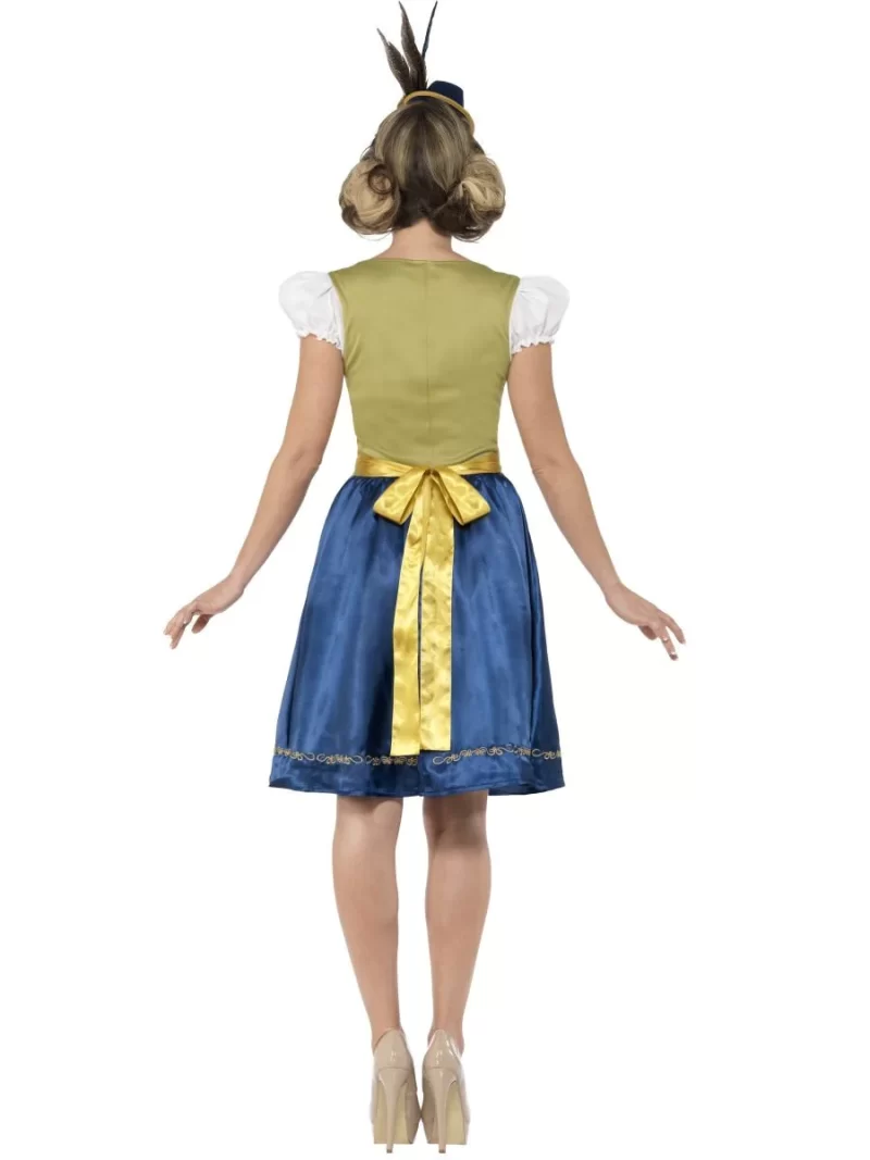 Traditional Deluxe Heidi Bavarian (Oktoberfest) Ladies Fancy Dress Costume - Image 3