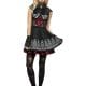 Fever Day of the Dead Dress Ladies Halloween Fancy Dress Costume