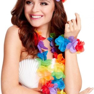 Rainbow Hawaiian Set