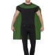 Green Superhero Cape Unisex Fancy Dress Costume