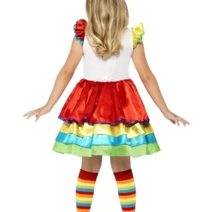 Deluxe Clown Girl Children's Fancy Dress Costume - Image 3