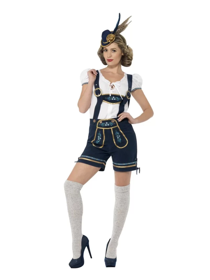 Traditional Deluxe Bavarian/Oktoberfest Ladies Fancy Dress Costume