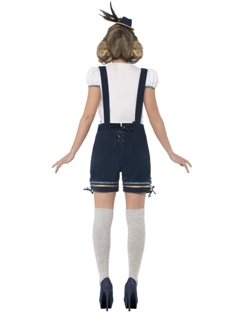 Traditional Deluxe Bavarian/Oktoberfest Ladies Fancy Dress Costume - Image 3