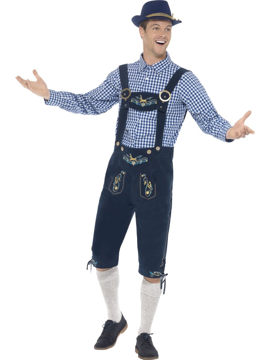 Traditional Deluxe Rutger Bavarian Men's Fancy Dress Costume