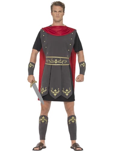 Roman Gladiator Men's Fancy Dress Costume