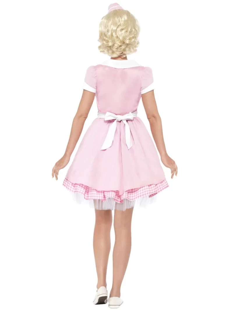 1950's Diner Girl Ladies Fancy Dress Costume - Image 3