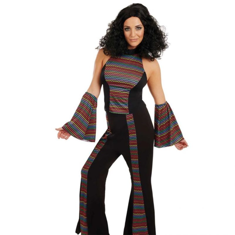 Disco Diva (Abba) Ladies Fancy Dress Costume - Image 2