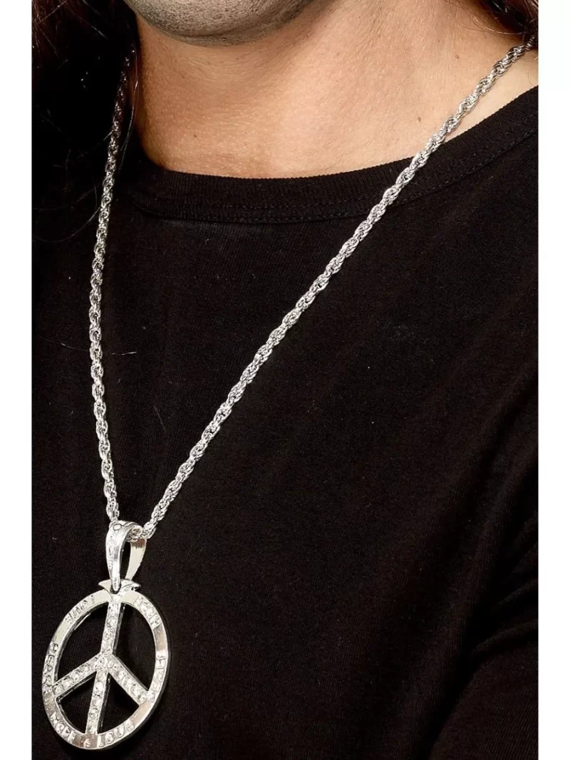 60s Peace Sign Medallion - Image 2