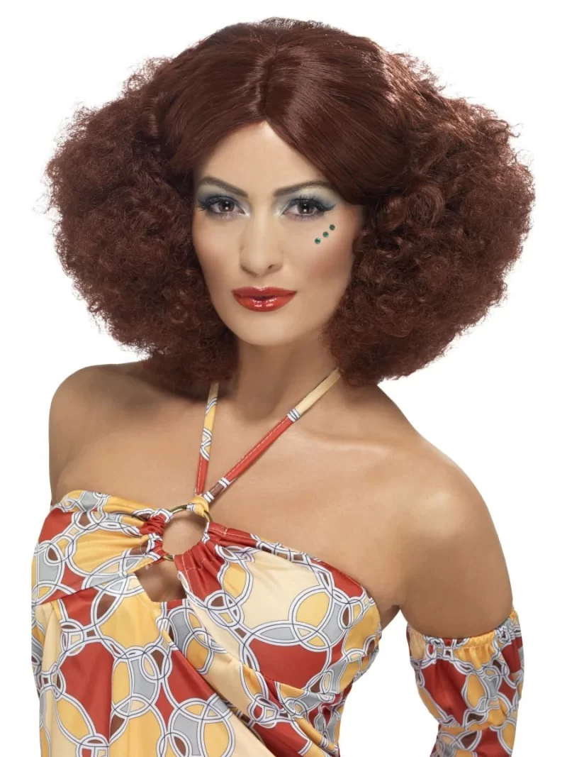 70's Diva Auburn Afro Wig