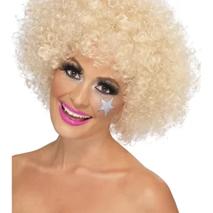 70's Funky Blonde Afro Wig