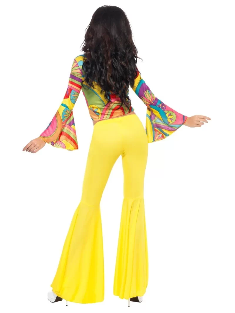 Fever Collection 70's Groovy Babe Ladies Fancy Dress Costume - Image 3