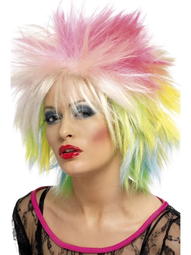 80's Punk Attitude Wig - Image 2