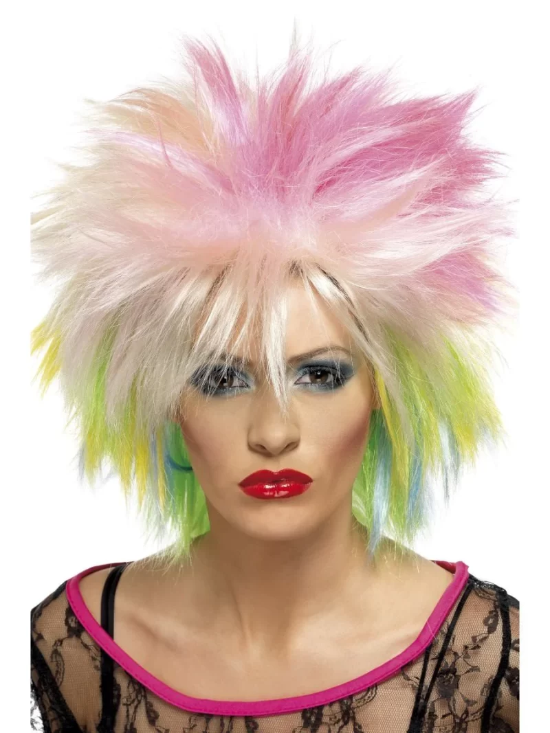 80's Punk Attitude Wig