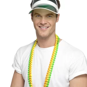 80's Sun Poker Pub Golf Visor Green - Image 2