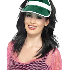 80's Sun Poker Pub Golf Visor Green