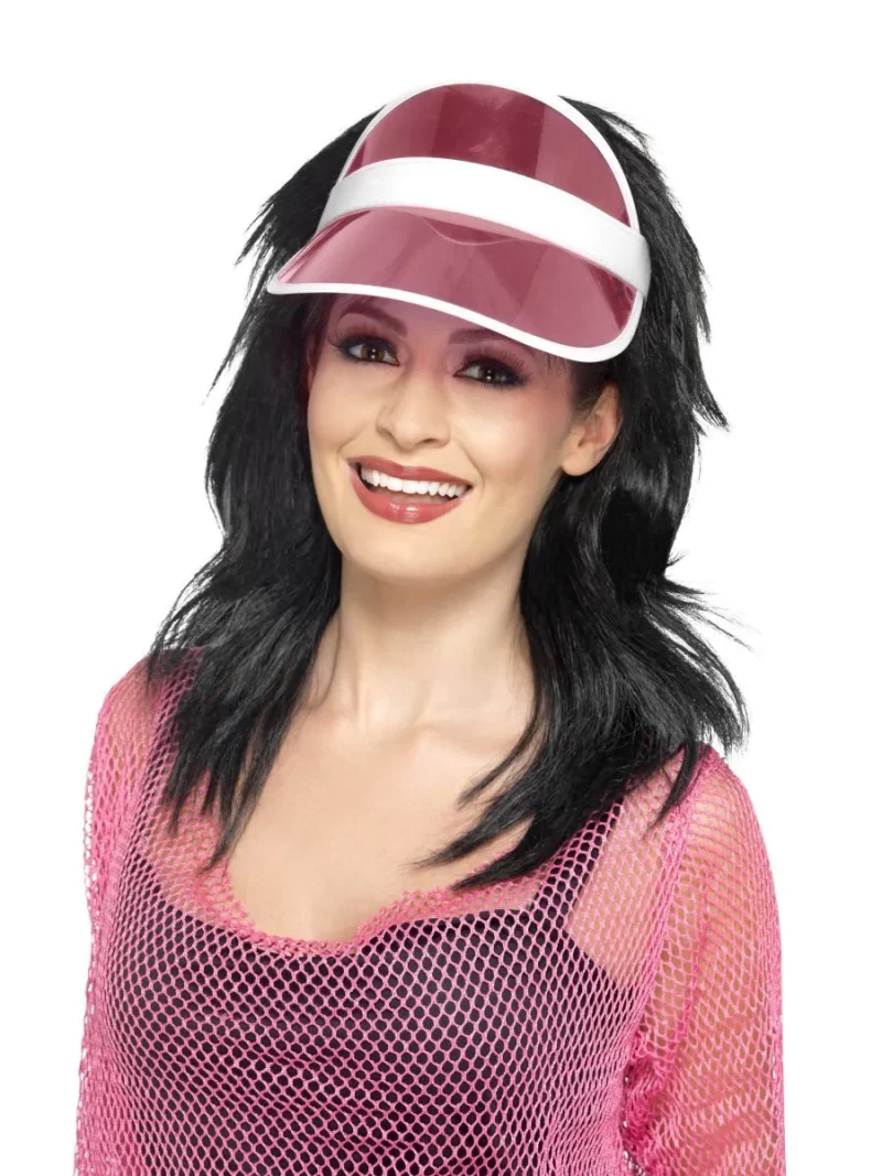 80's Sun Visor Pink - Image 2