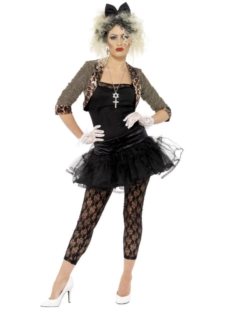 80's Wild Child (Madonna) Ladies Fancy Dress Costume