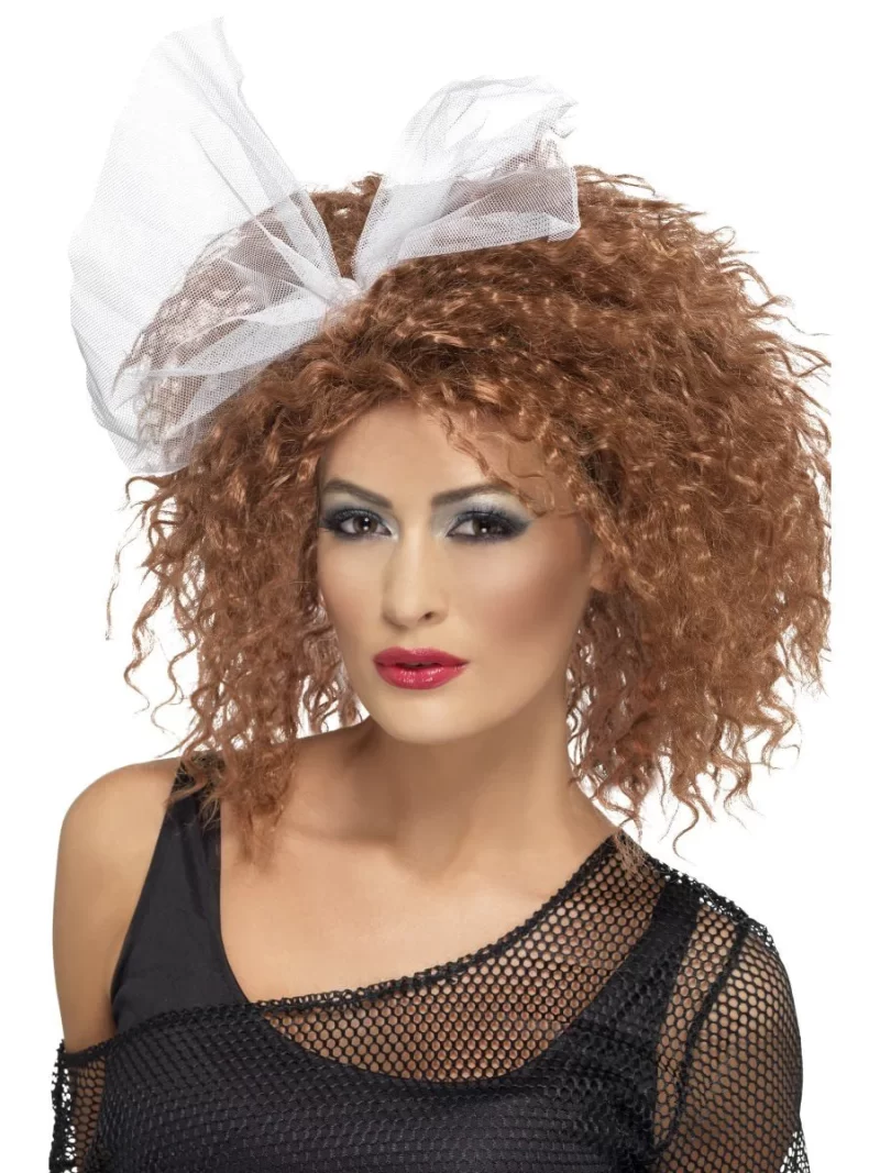 80's Wild Child Wig Brown