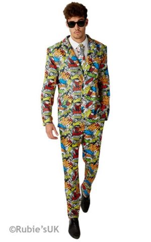 Dennis the Menace Icon Suit Men's Fancy Dress Costume