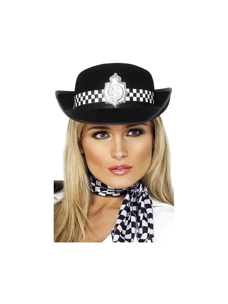 Policewoman WPC Hat Black