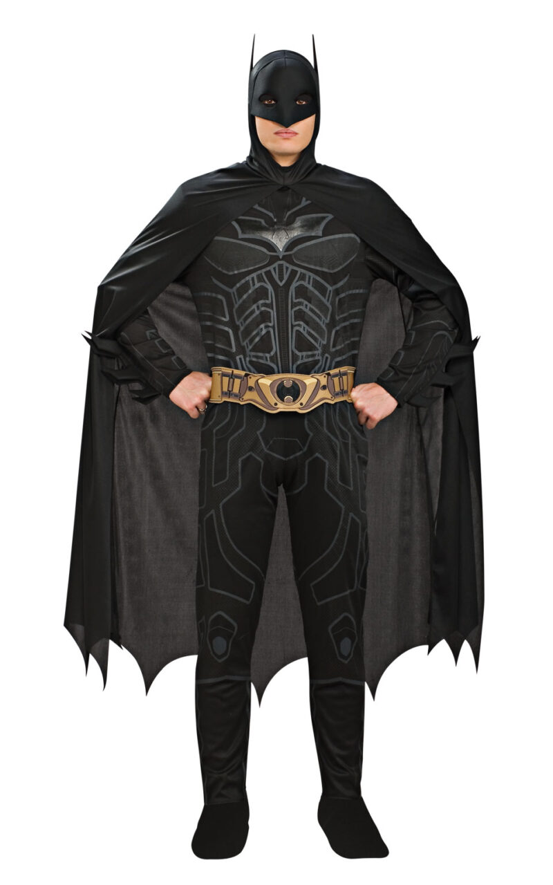 Batman's The Dark Knight Mens Super Hero Fancy Dress Costume