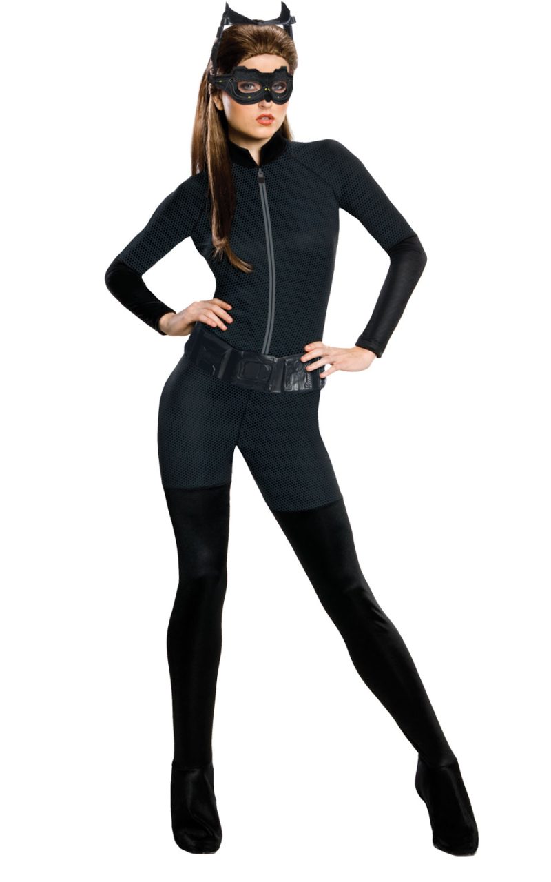 Batman The Dark Knight Rises Catwoman Ladies Super Hero Fancy Dress