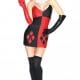 Super Villain Harley Quinn Ladies Fancy Dress Costume