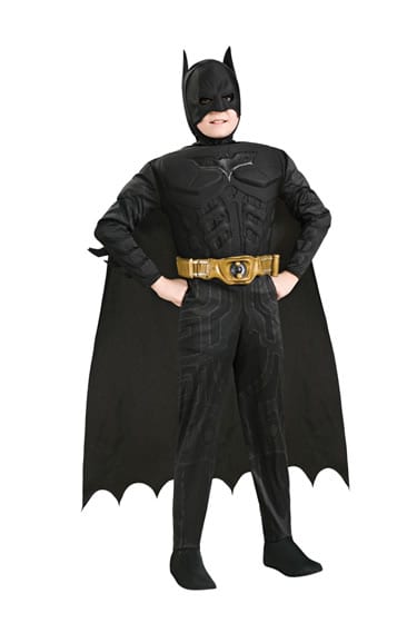 Batman The Dark Knight Rises Deluxe Children's Super Hero Fancy Dress Costume