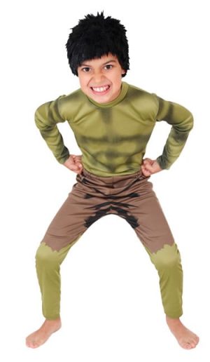 Marvel Avengers The Hulk Classic Children's Fancy Dress Costume