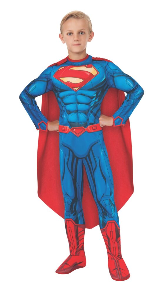 Superman Deluxe Children's Superhero Fancy Dress Costume — free download