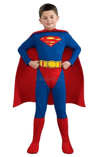 Superman Super Hero Childrens Fancy Dress Costume