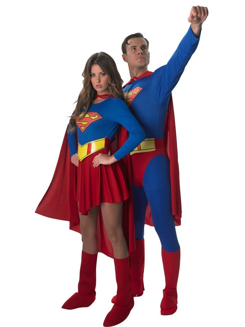 Superman Super Hero Mens Fancy Dress Costume - Image 2