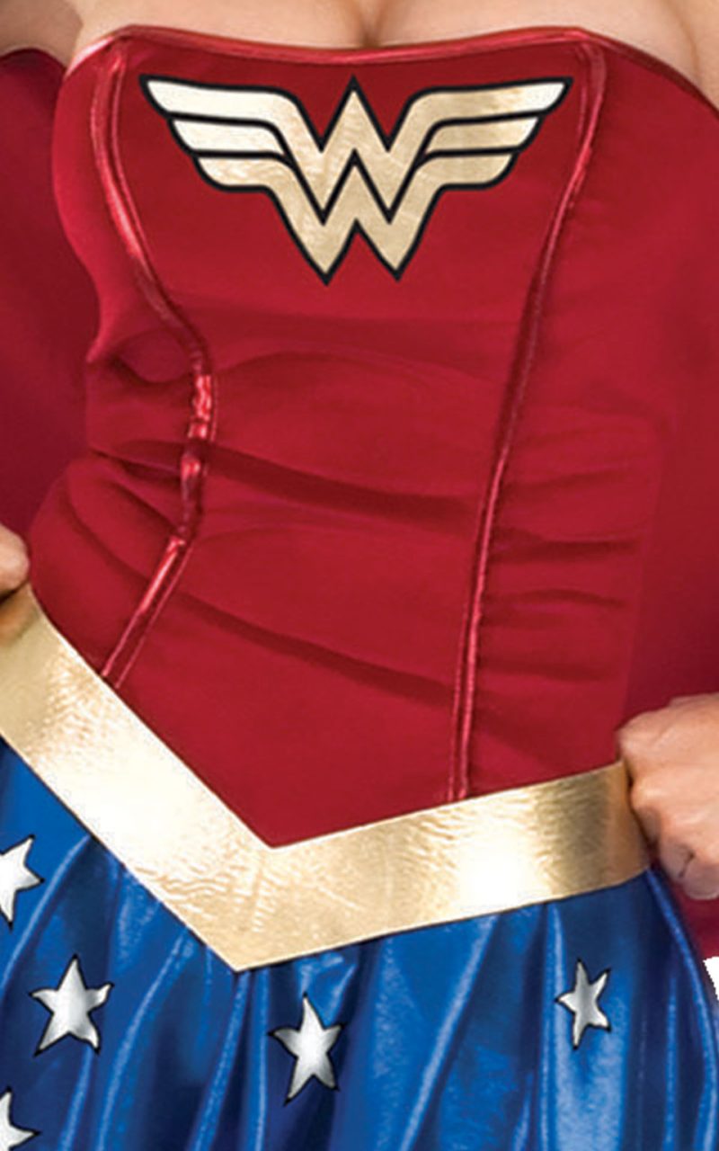 Secret Wishes DC Wonderwoman Super Hero Ladies Fancy Dress Costume - Image 2