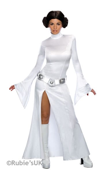 Secret Wishes Princess Leia Ladies Fancy Dress Costume