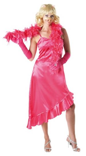 Disney's The Muppet Show Miss Piggy Ladies Fancy Dress Costume