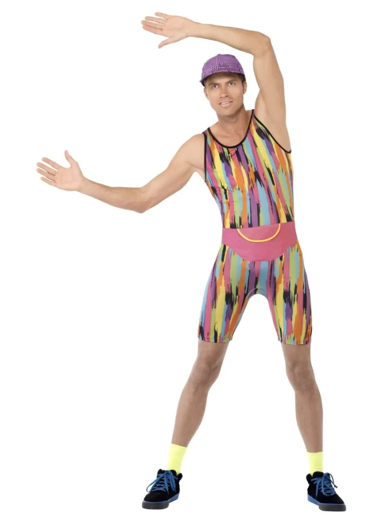 Mr Motivator Instructor Men's Fancy Dress Costume