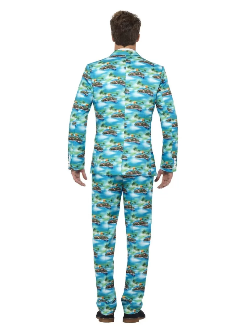 Aloha Hawaiian Style Standout Suit Men's Fancy Dress Costume - Image 2