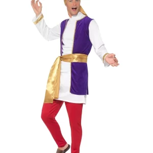 Arabian Prince (Aladdin) Men's Fancy Dress Costume - Image 2