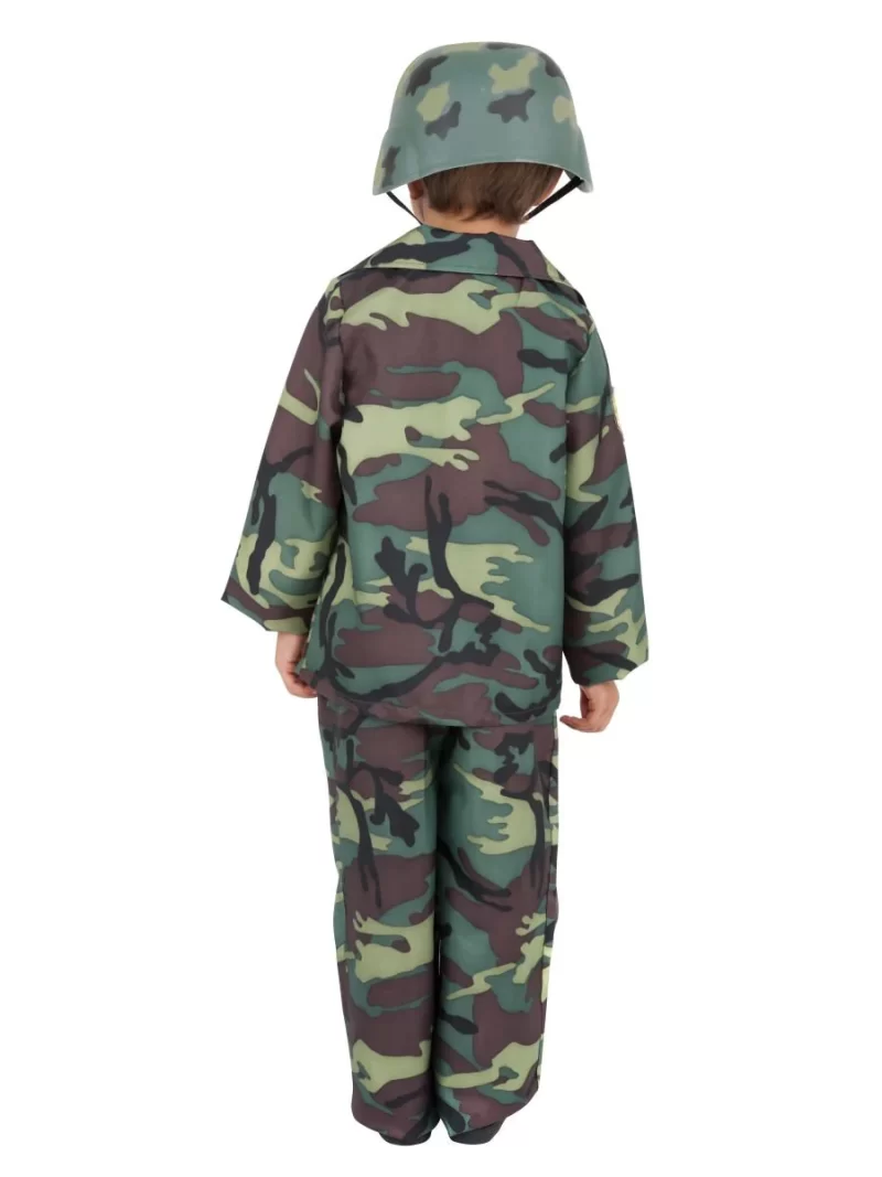 Army Boy Children's Fancy Dress Costume - Image 2