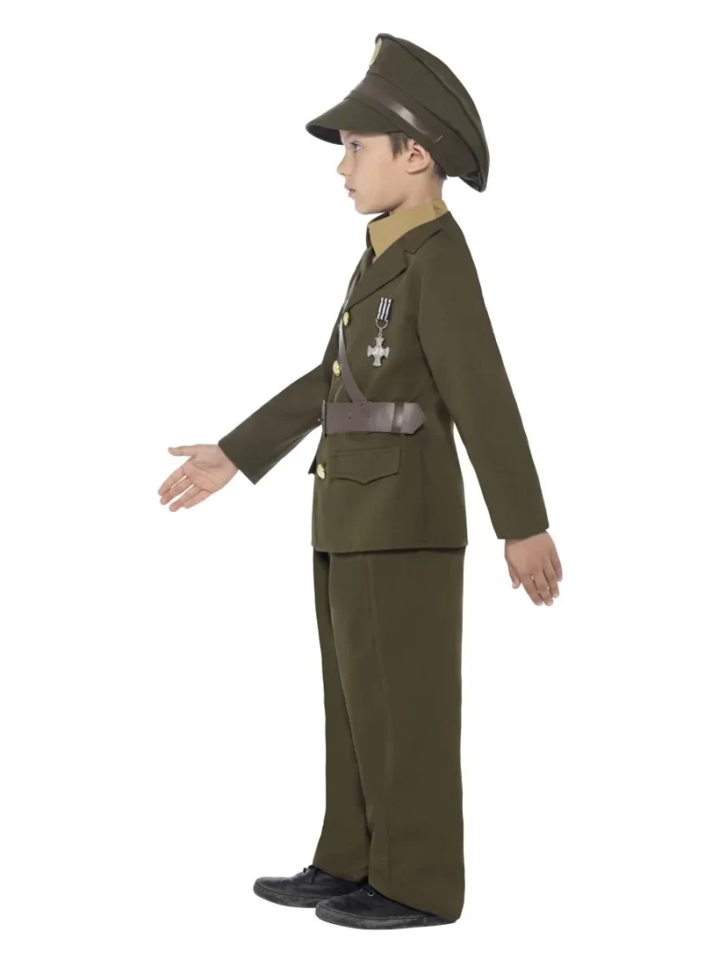 Army Officer Children's Fancy Dress Costume - Image 2