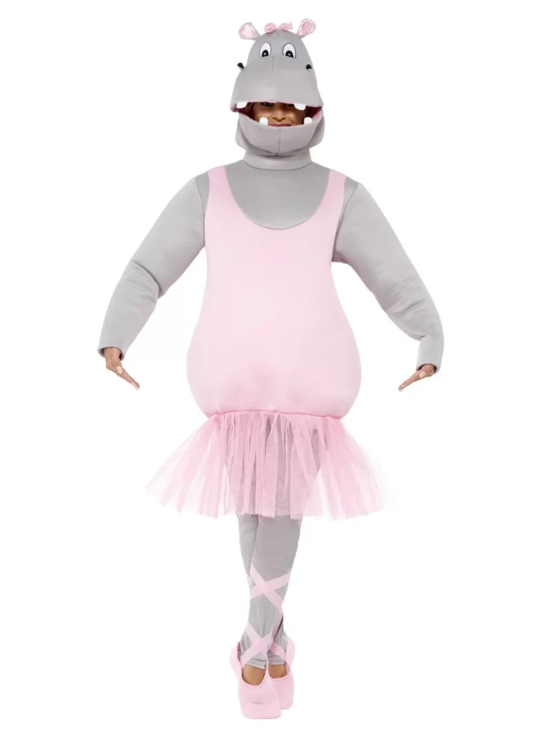 Ballerina Hippo Novelty Fancy Dress Costume - Image 2