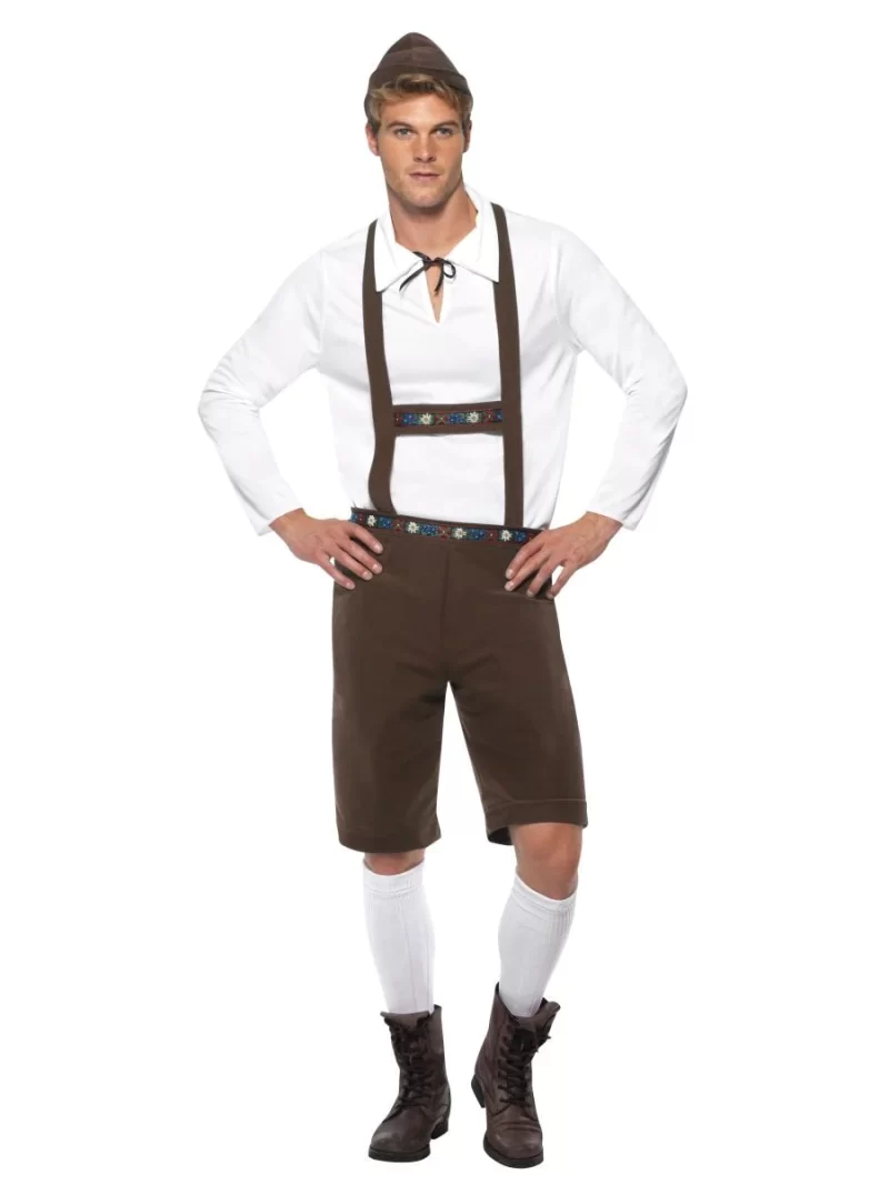 Bavarian Man (Oktoberfest) Men's Fancy Dress Costume
