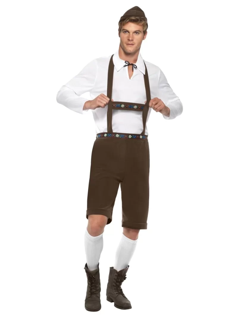 Bavarian Man (Oktoberfest) Men's Fancy Dress Costume - Image 2