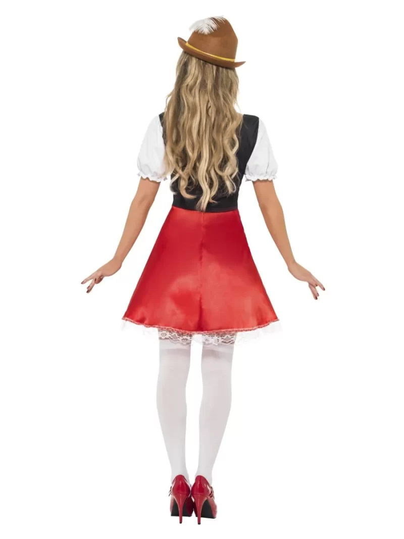 Bavarian Wench (Oktoberfest) Ladies Fancy Dress Costume - Image 3