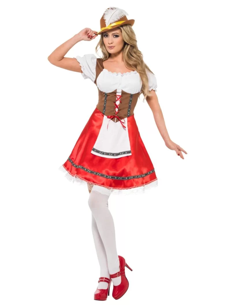 Bavarian Wench (Oktoberfest) Ladies Fancy Dress Costume