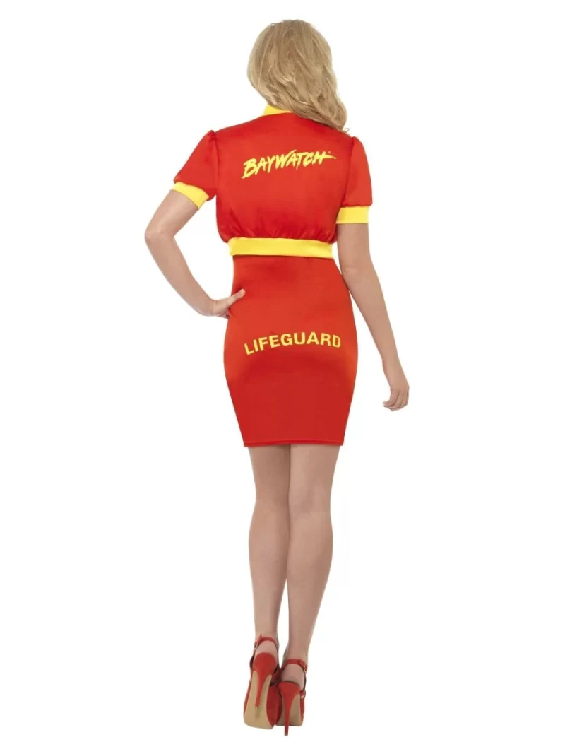 Baywatch Beach Lifeguard Ladies Fancy Dress Costume - Image 3