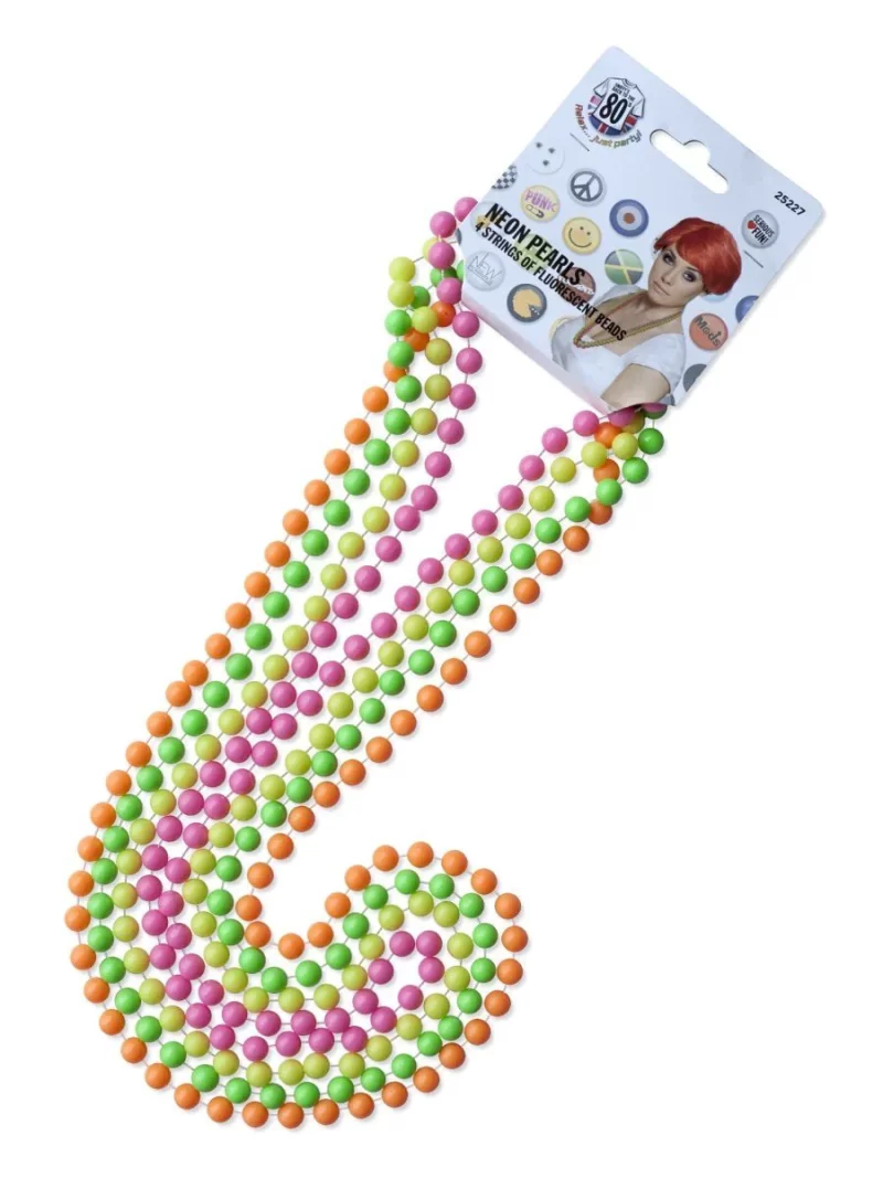 Neon Fluorsecent 4 Pack Beads - Image 2