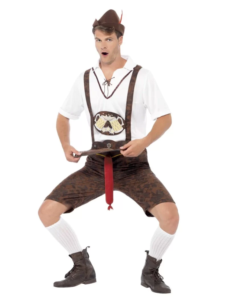 Brad Wurst (Bavarian) Men's Fancy Dress Novelty Costume - Image 2